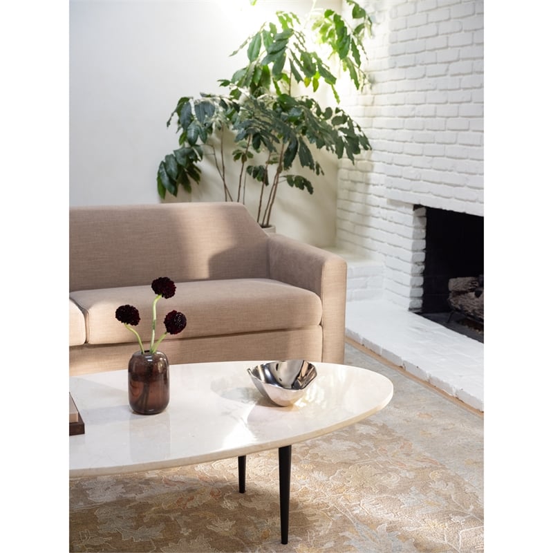 Moe's Home Collection Winona Coffee Table Stone Beige