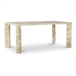 Moe's Home Collection Segment Dining Table Stone Beige