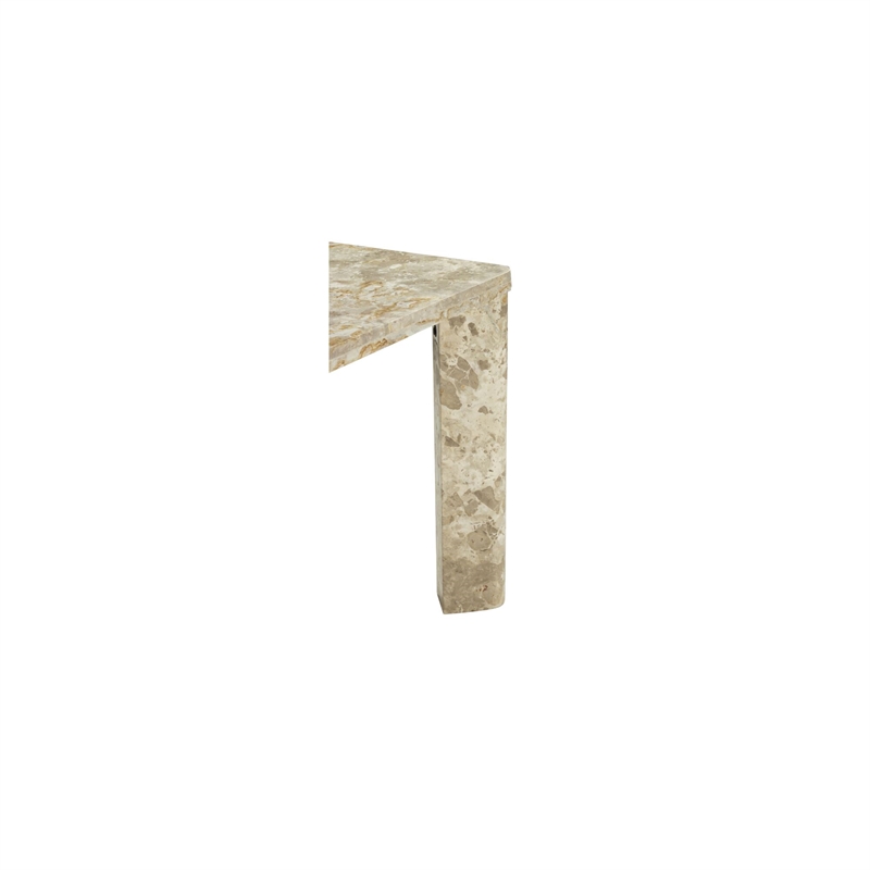 Moe's Home Collection Segment Dining Table Stone Beige