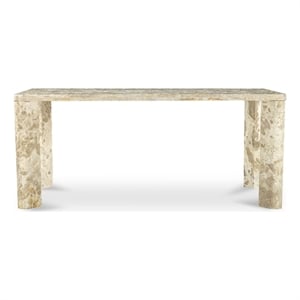 Moe's Home Collection Segment Dining Table Stone Beige