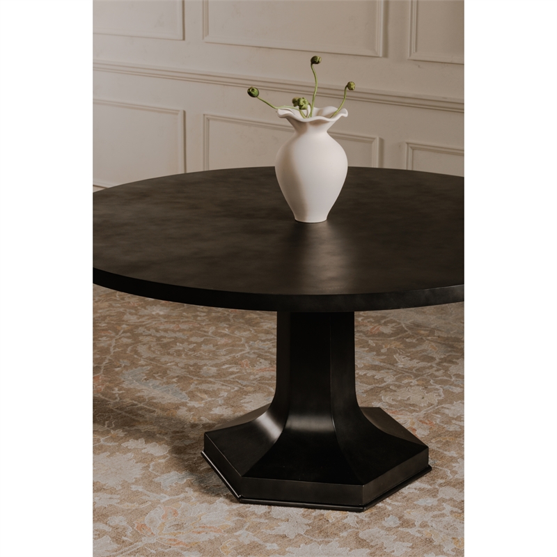 Moe's Home Collection Ethan Dining Table Metal Black