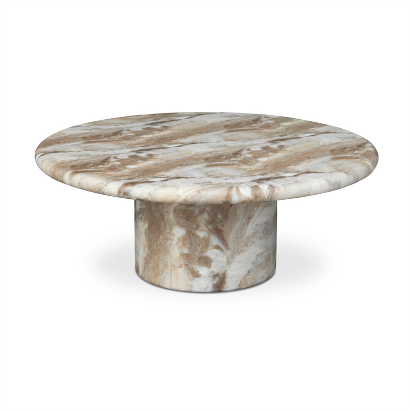 Moe's Home Collection Frida Outdoor Coffee Table Concrete Brown