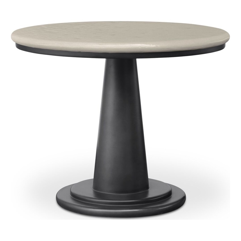 Moe's Home Collection Esme Outdoor Dining Table Concrete White