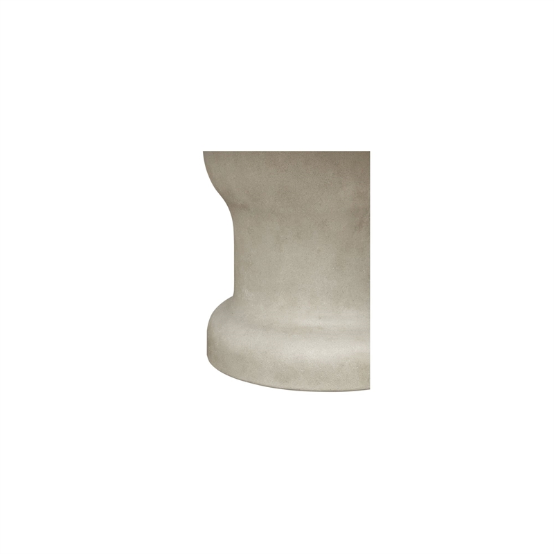 Moe's Home Collection Magnolia Outdoor Dining Table Concrete White