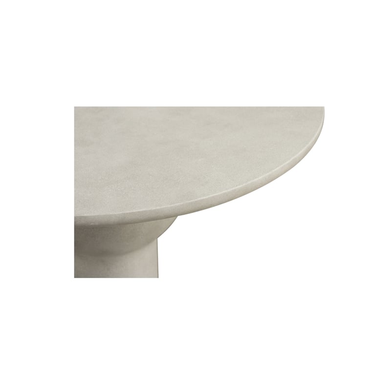 Moe's Home Collection Magnolia Outdoor Table Concrete White
