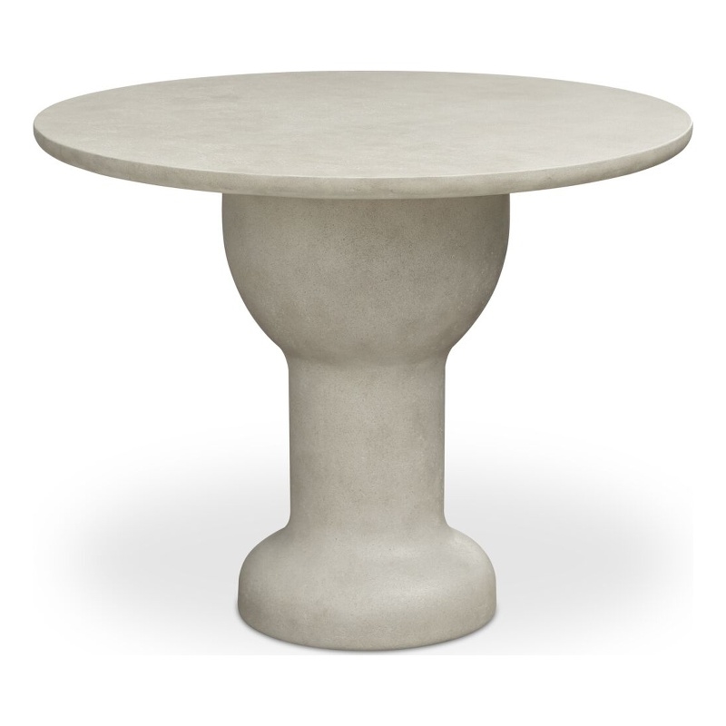 Moe's Home Collection Magnolia Outdoor Table Concrete White