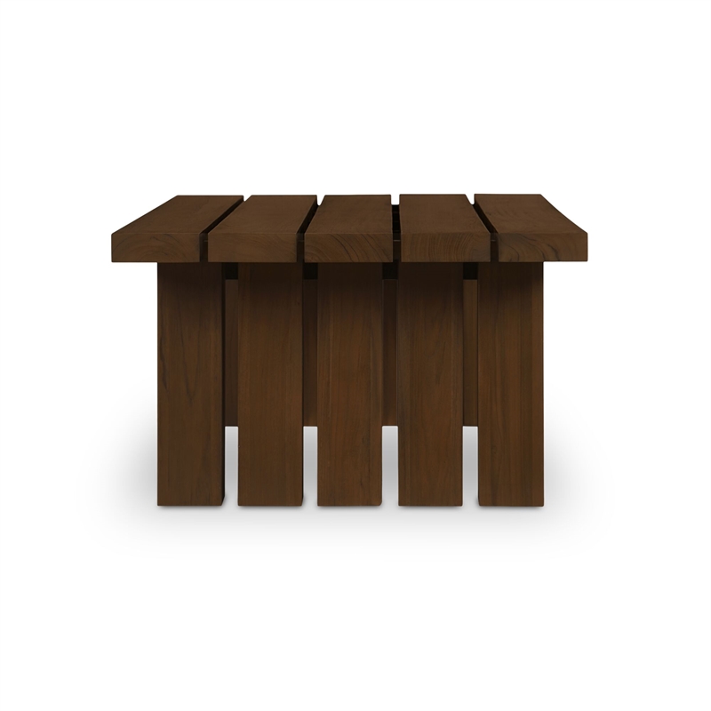 Moe's Home Collection Denby Outdoor Coffee Table Wood Brown