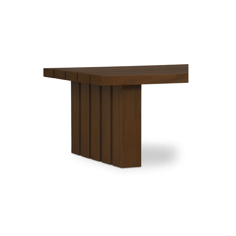 Moe's Home Collection Denby Outdoor Coffee Table Wood Brown