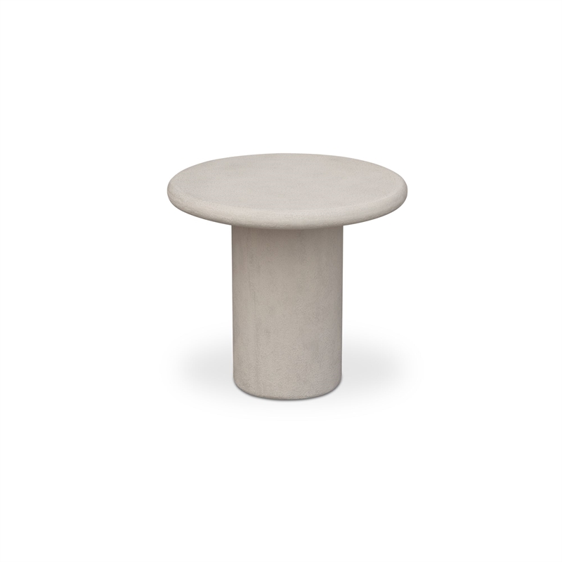 Moe's Home Collection Frida Outdoor Table Concrete White