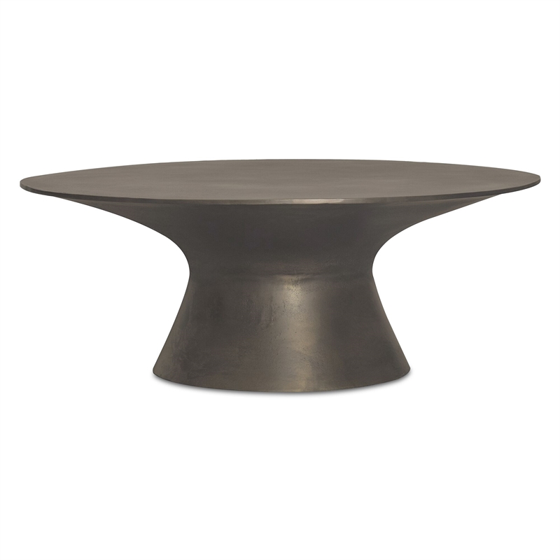 Moe's Home Collection Bardo Outdoor Coffee Table Metal Brown