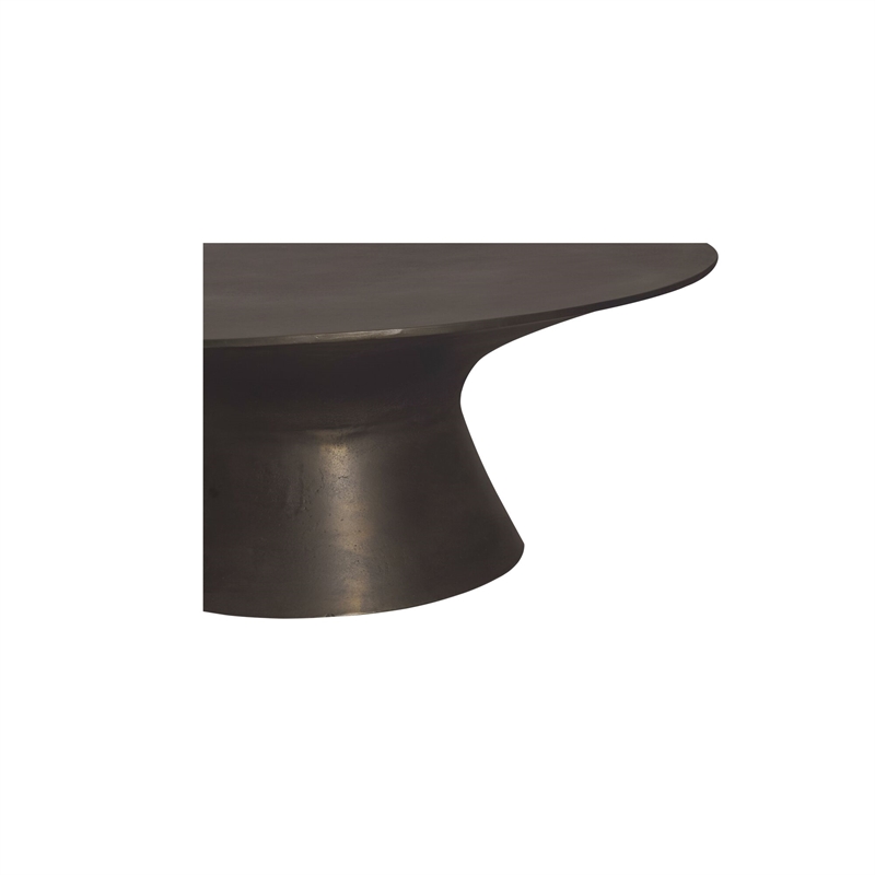 Moe's Home Collection Bardo Outdoor Coffee Table Metal Brown