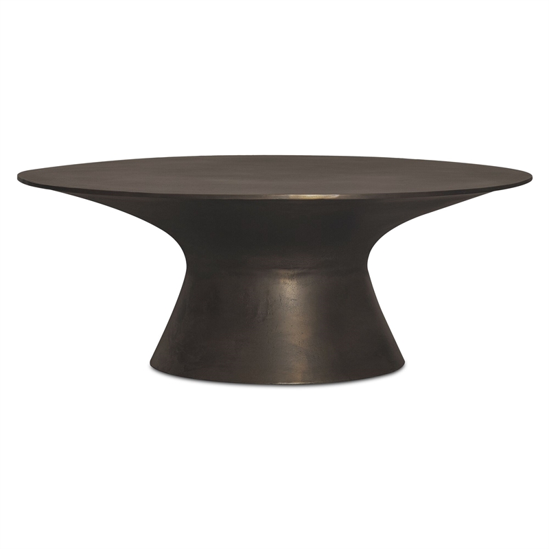 Moe's Home Collection Bardo Outdoor Coffee Table Metal Brown
