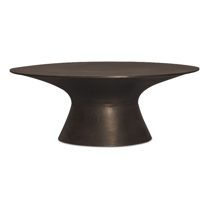 Moe's Home Collection Bardo Outdoor Coffee Table Metal Brown