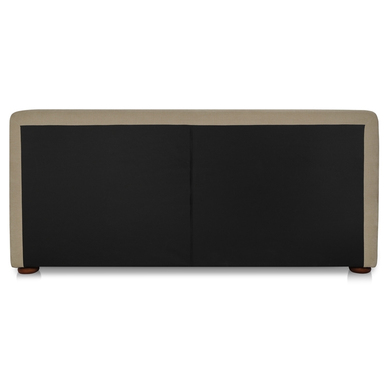Moe's Home Collection Beau Storage Beds Fabric Beige