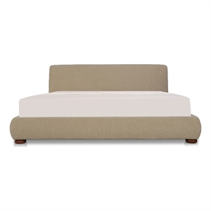 Moe's Home Collection Beau Storage Beds Fabric Beige