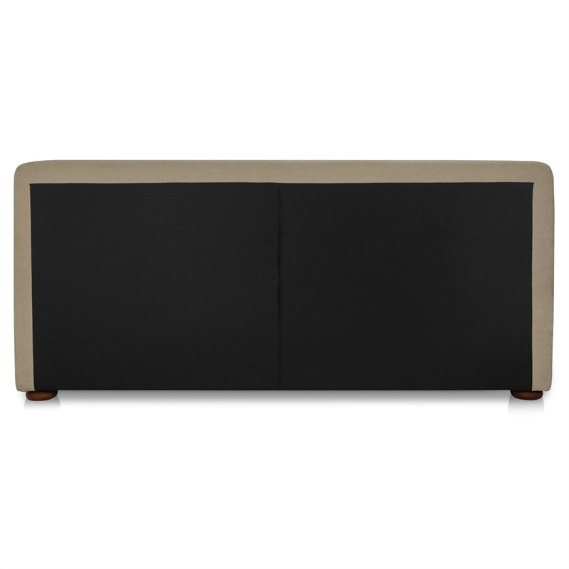 Moe's Home Collection Beau Storage Beds Fabric Beige