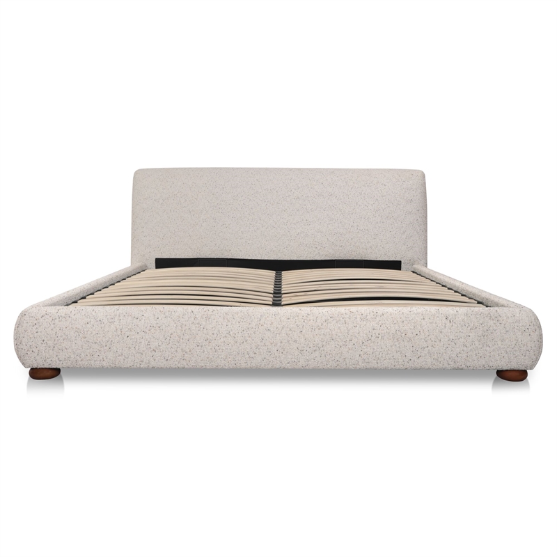 Moe's Home Collection Beau Storage Beds Fabric Gray