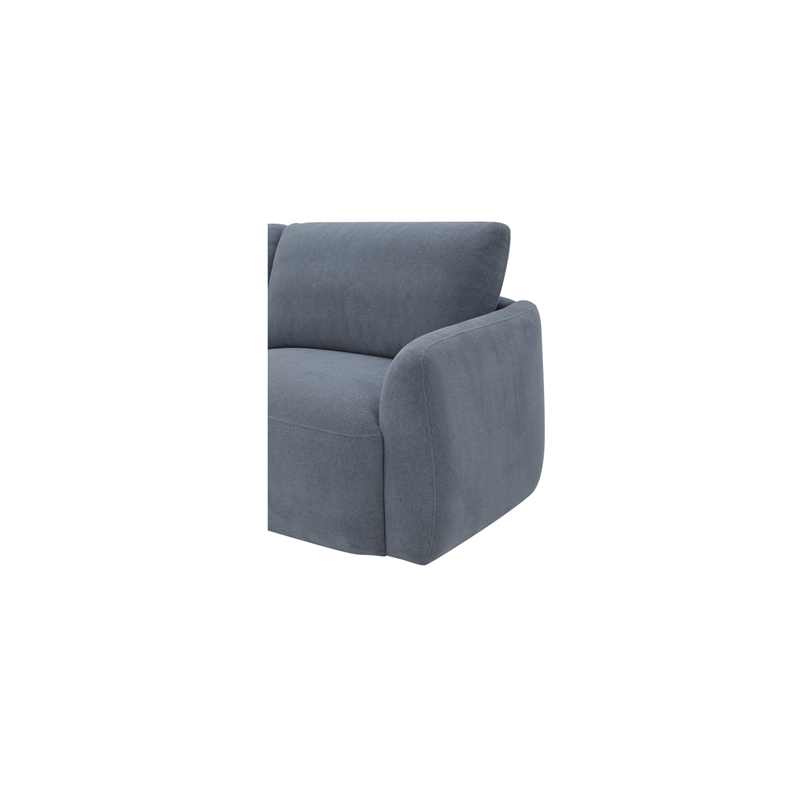 Moe's Home Collection Callie Sofas Fabric Blue