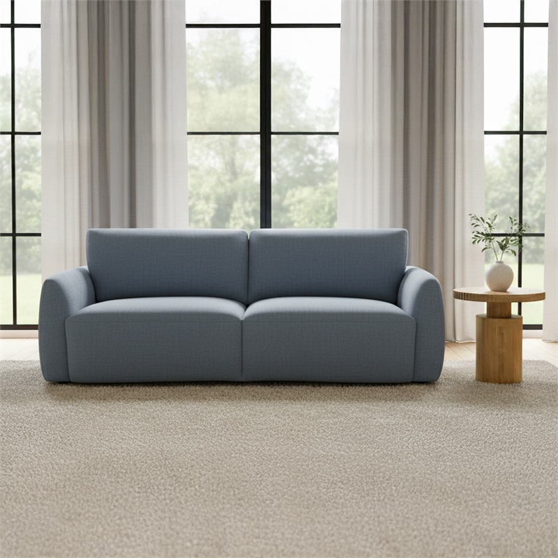 Moe's Home Collection Callie Sofas Fabric Blue