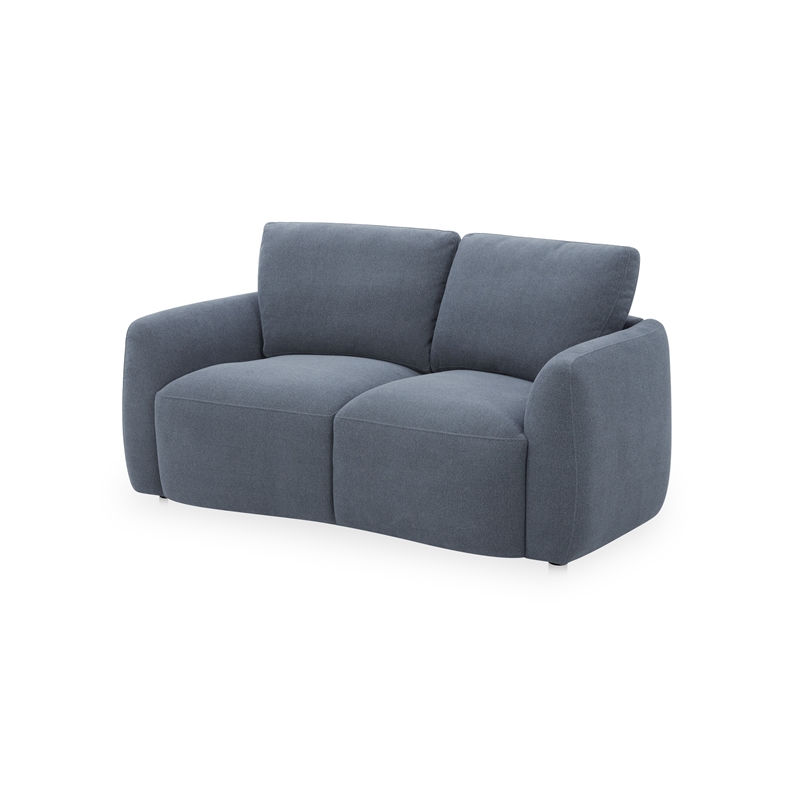 Moe's Home Collection Callie Sofas Fabric Blue