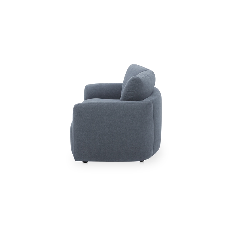 Moe's Home Collection Callie Sofas Fabric Blue