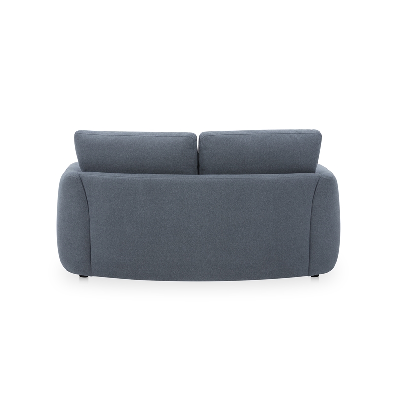 Moe's Home Collection Callie Sofas Fabric Blue