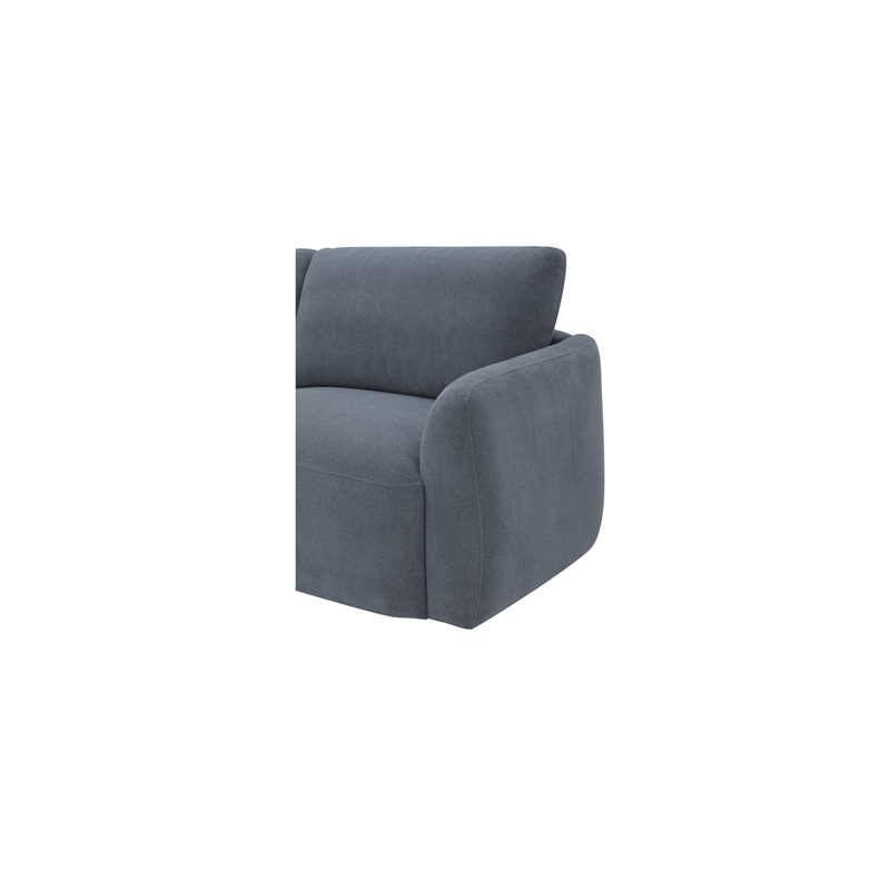 Moe's Home Collection Callie Sofas Fabric Blue