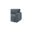 Moe's Home Collection Callie Sofas Fabric Blue