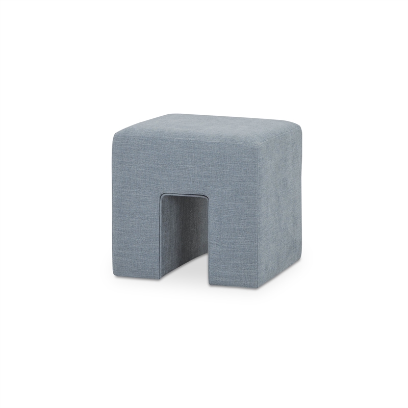 Moe's Home Collection Aidy Stools Fabric Blue