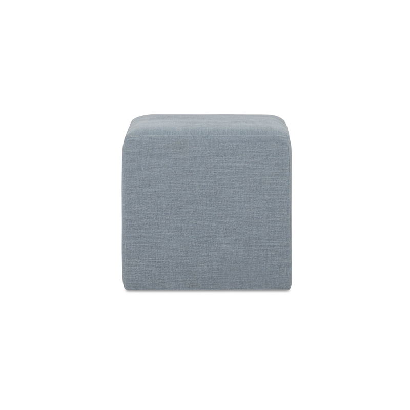 Moe's Home Collection Aidy Stools Fabric Blue
