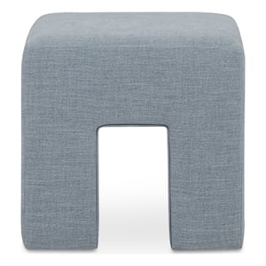 Moe's Home Collection Aidy Stools Fabric Blue