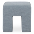 Moe's Home Collection Aidy Stools Fabric Blue