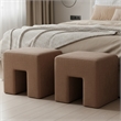 Moe's Home Collection Aidy Stools Fabric Pink
