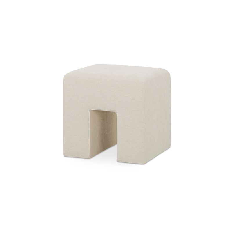 Moe's Home Collection Aidy Stools Fabric White