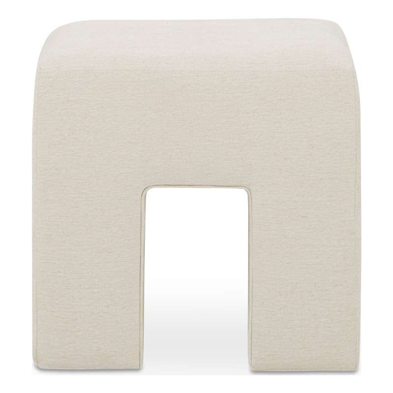 Moe's Home Collection Aidy Stools Fabric White