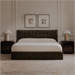 Moe's Home Collection Sebastion Storage Beds Fabric Green