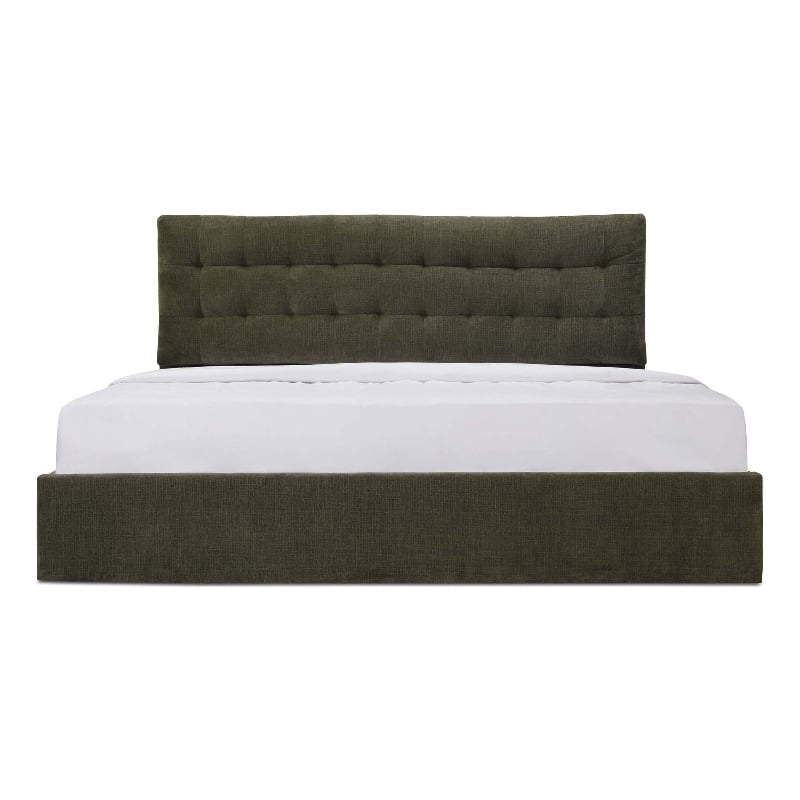 Moe's Home Collection Sebastion Storage Beds Fabric Green