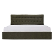 Moe's Home Collection Sebastion Storage Beds Fabric Green