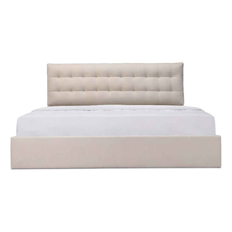 Moe's Home Collection Sebastion Storage Beds Fabric Beige