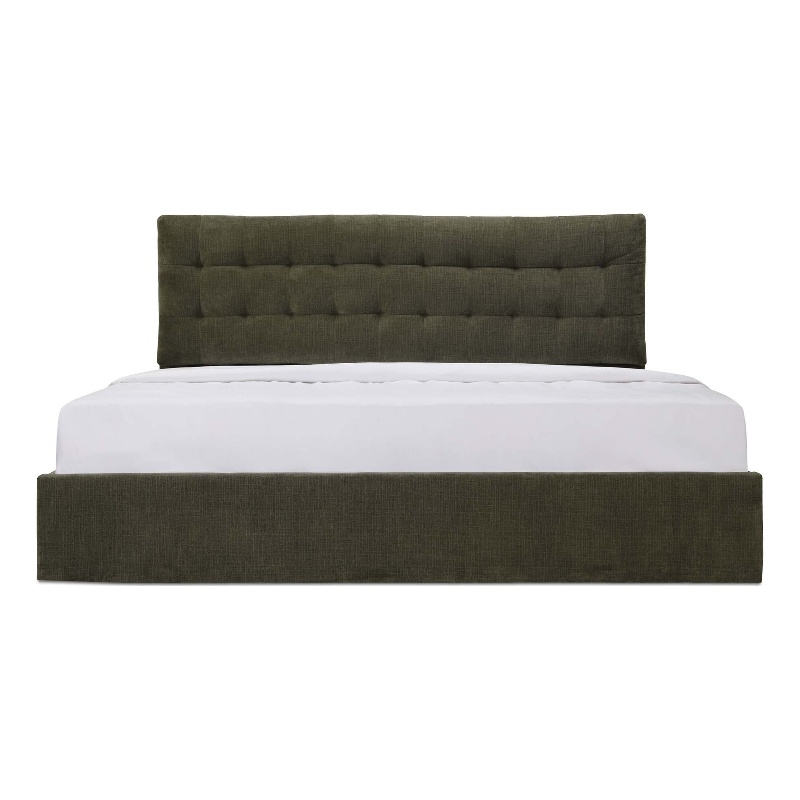 Moe's Home Collection Sebastion Storage Beds Fabric Green