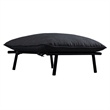 Moe's Home Collection Morgan Ottomans Fabric Gray