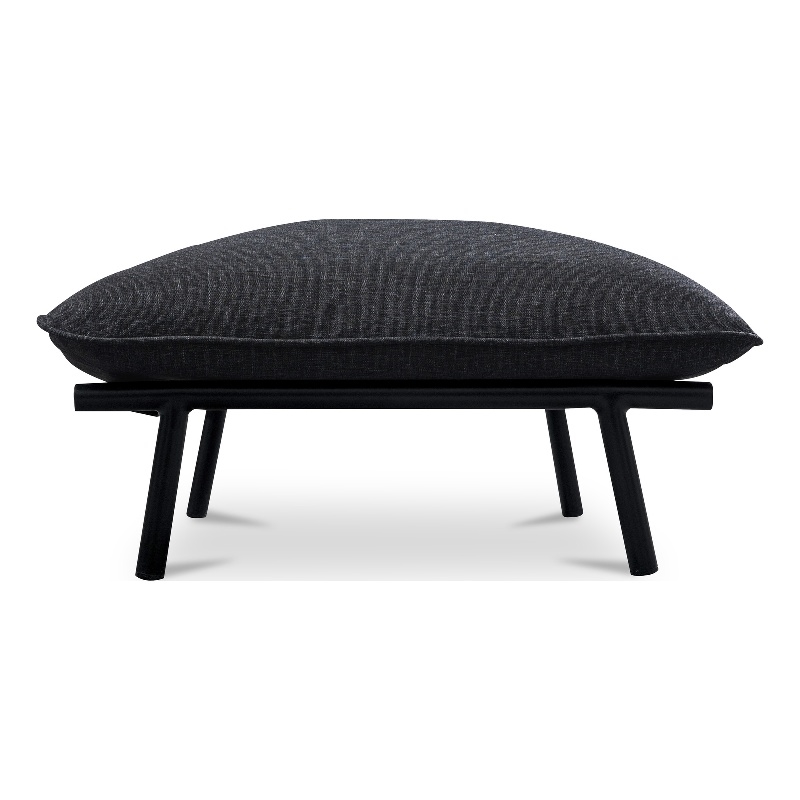 Moe's Home Collection Morgan Ottomans Fabric Gray