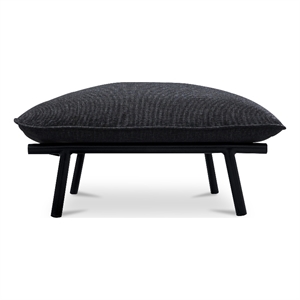 Moe's Home Collection Morgan Ottomans Fabric Gray