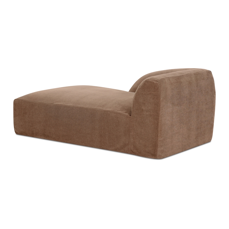 Moe's Home Collection Isla Chaises Fabric Brown