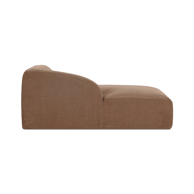 Moe's Home Collection Isla Chaises Fabric Brown