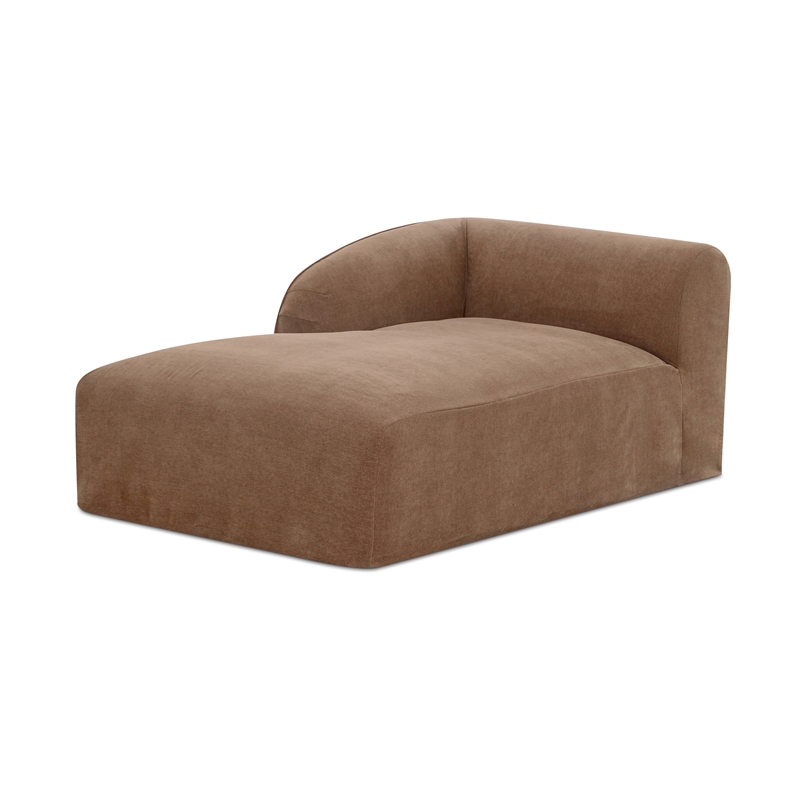 Moe's Home Collection Isla Chaises Fabric Brown