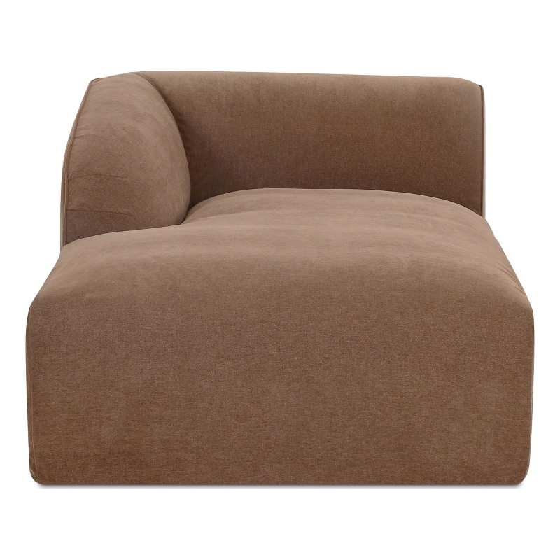 Moe's Home Collection Isla Chaises Fabric Brown