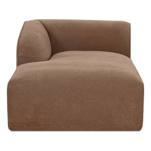 Moe's Home Collection Isla Chaises Fabric Brown