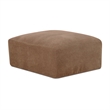 Moe's Home Collection Isla Ottomans Fabric Brown