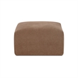 Moe's Home Collection Isla Ottomans Fabric Brown